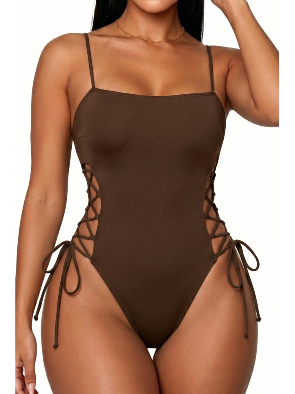 Sexy One Piece Swimsuit Women High Cut